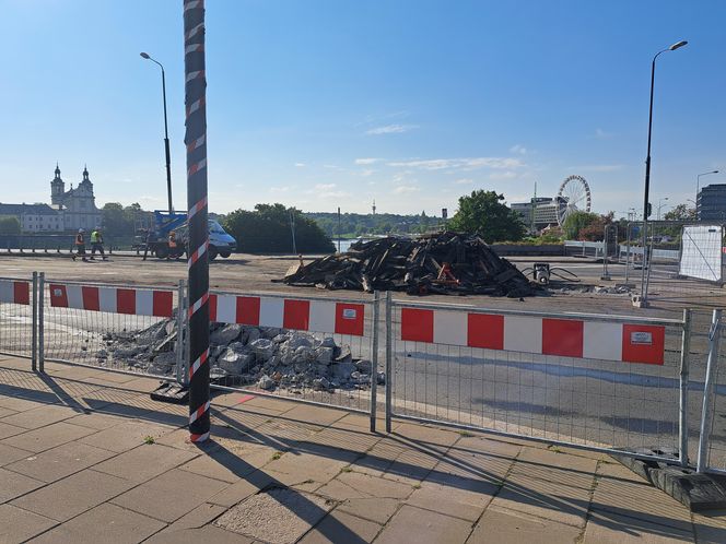 Remont mostu Grunwaldzkiego w Krakowie