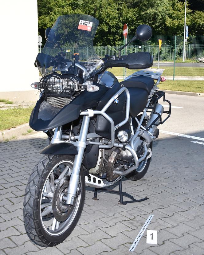 Motocykl zatrzymany na przejściu granicznym w Krościenku