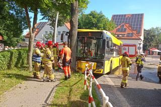 Wypadek autobusu w Mysłowicach