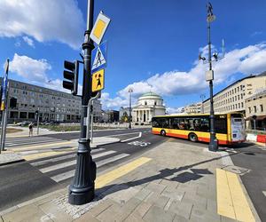 Plac Trzech Krzyży po przebudowie