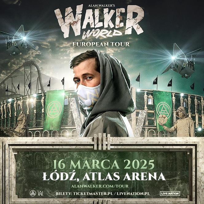 Alan Walker wystąpi w Łodzi! To jedyny polski koncert artysty w tym roku