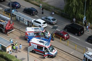 Wypadek na pl. Szyrockiego w Szczecinie