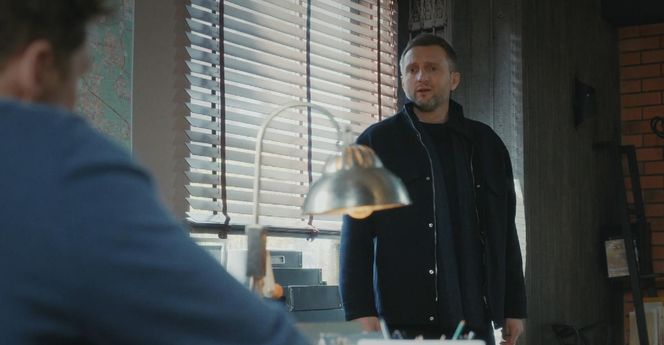 M jak miłość odc. 1869. Bartek (Arkadiusz Smoleński), Marcin (Mikołaj Roznerski)