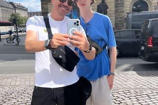 Krzysztof Ibisz z synem