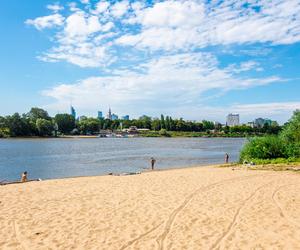 Plażówka Saska, czyli plaża na Saskiej Kępie