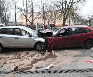 Wypadek w Szczecinie plac Rodła 