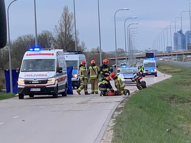 Śmiertelny wypadek motocyklistów na ul. Wirażowej