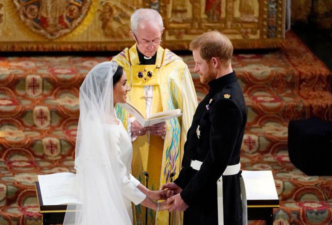 PRZYSIĘGA MAŁŻEŃSKA KSIĘCIA HARRY'EGO I MEGHAN MARKLE.