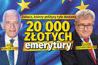 Ci politycy będą mieć po 20 tys. zł. emerytury!