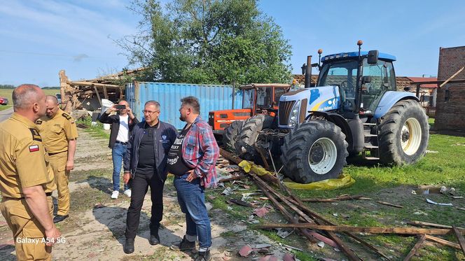 Trwa liczenie strat po nocnych nawałnicach w powiecie kraśnickim