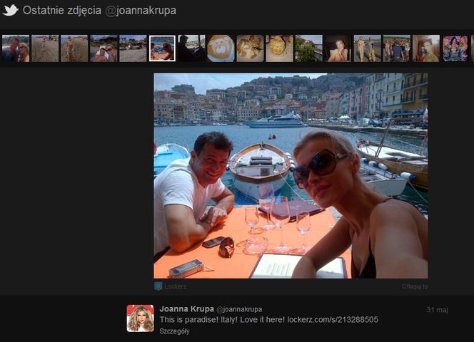 Joanna Krupa i Romain Zago we Włoszech
