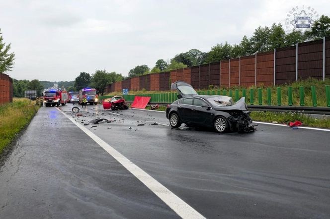 Wypadek na trasie S52 w Bielsku-Białej