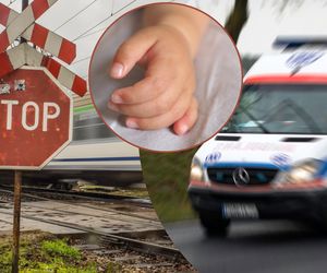 Zrozpaczona matka z 2-letnim dzieckiem na rękach. Dramat przed przejazdem kolejowym w Hrubieszowie