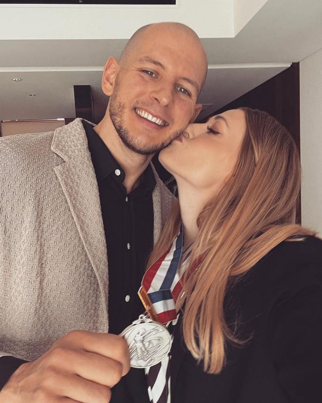 Bartosz Kurek z żoną Anną