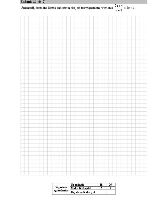 matura próbna 2014 CKE matematyka 8