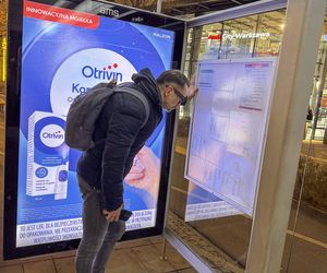 Łukasz Mejza jeździ autobusem