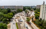 Tramwaj na Stegny w Warszawie