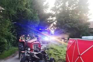 Tragiczny wypadek w Lubomierzu. Quad zderzył się czołowo z traktorem. Nie żyje 31-latek 