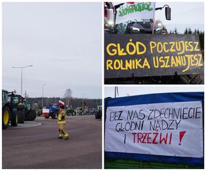 Protest rolników w Podlaskiem. Ciągniki blokują drogi w całym województwie!
