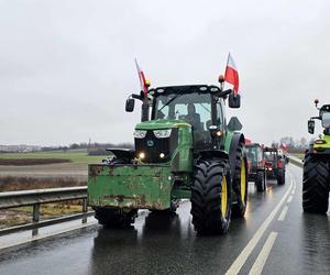 Protest rolników z Podkarpacia w Przeworsku