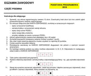 Egzamin zawodowy informatyk - przykładowe zadania. Nazwa kwalifikacji: Projektowanie, programowanie i testowanie aplikacji