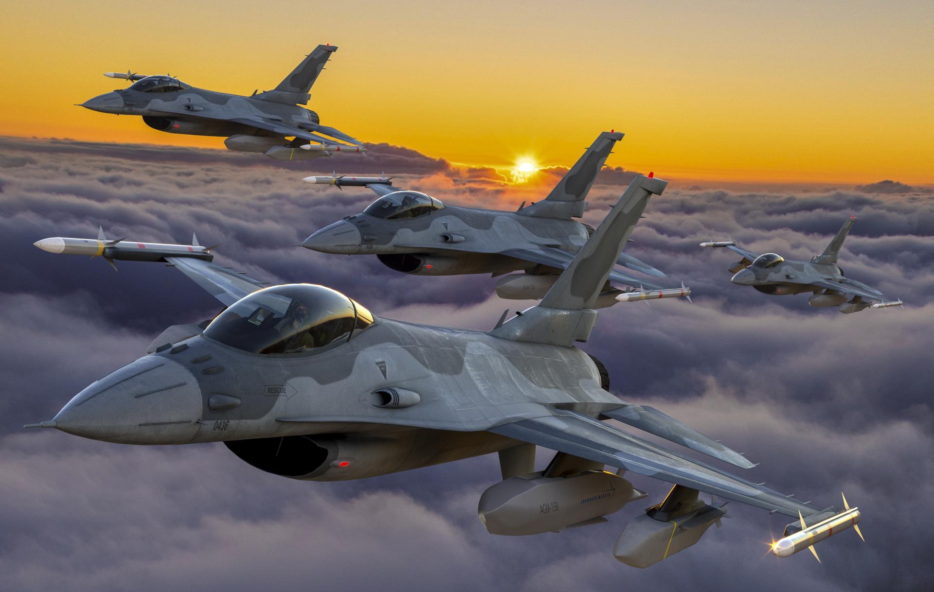 F-16 i pociski JASSM