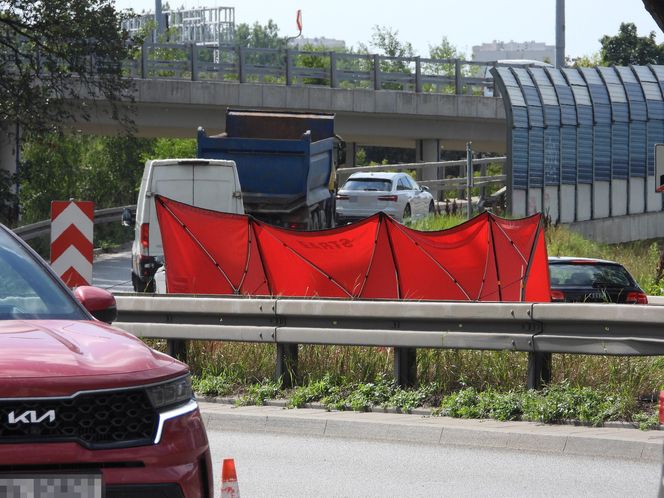  Śmiertelny wypadek motocyklisty na Wisłostradzie