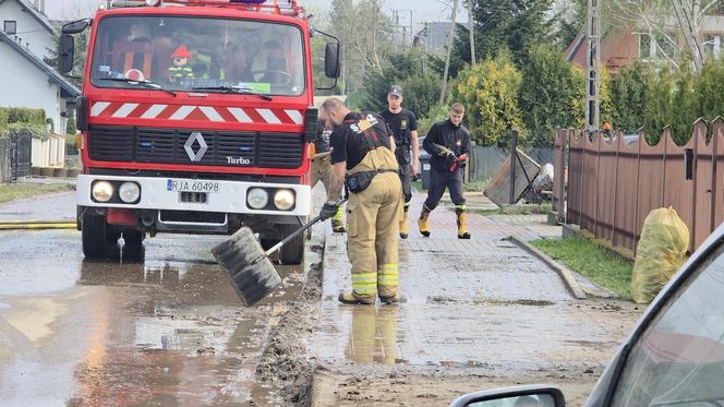 Pawłosiów po powodzi.