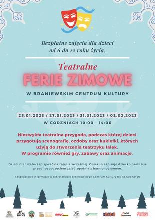 Ferie z Braniewskim Centrum Kultury w teatralnym klimacie