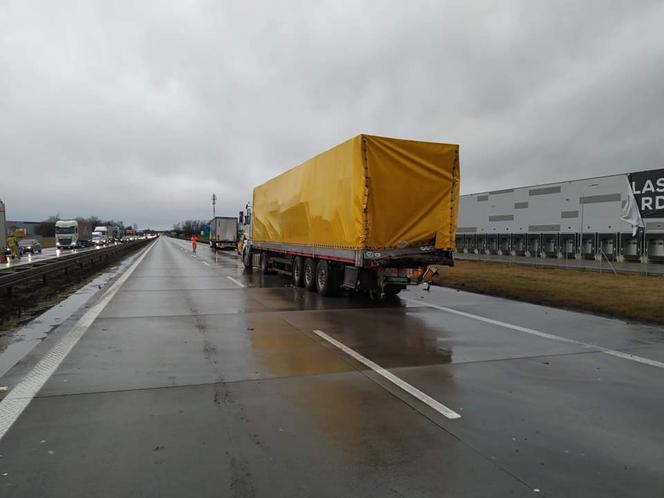 Karambol na autostradzie A4 pod Wrocławiem