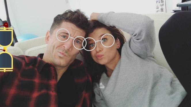 Robert Lewandowski i Anna Lewandowska