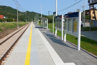 Nowe perony i infrastruktura kolejowa na kryniczance w Dolinie Popradu