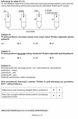 Próbny EGZAMIN GIMNAZJALNY grudzień 2011 - PRZEDMIOTY PRZYRODNICZE: Biologia, chemia, fizyka, geografia: jakie były PYTANIA, ARKUSZE, ODPOWIEDZI, PRZECIEKI