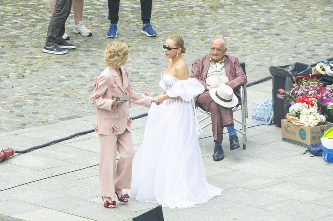 Gwiazdy na planie serialu "Klara"