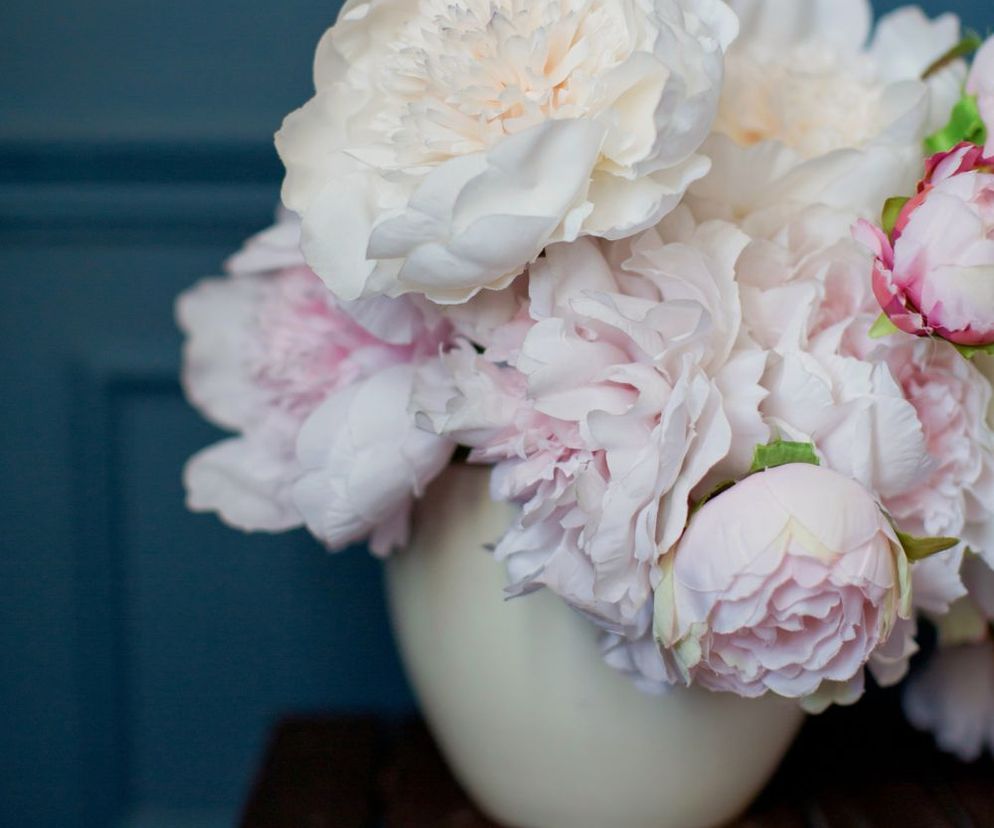 Bladoróżowe peonie
