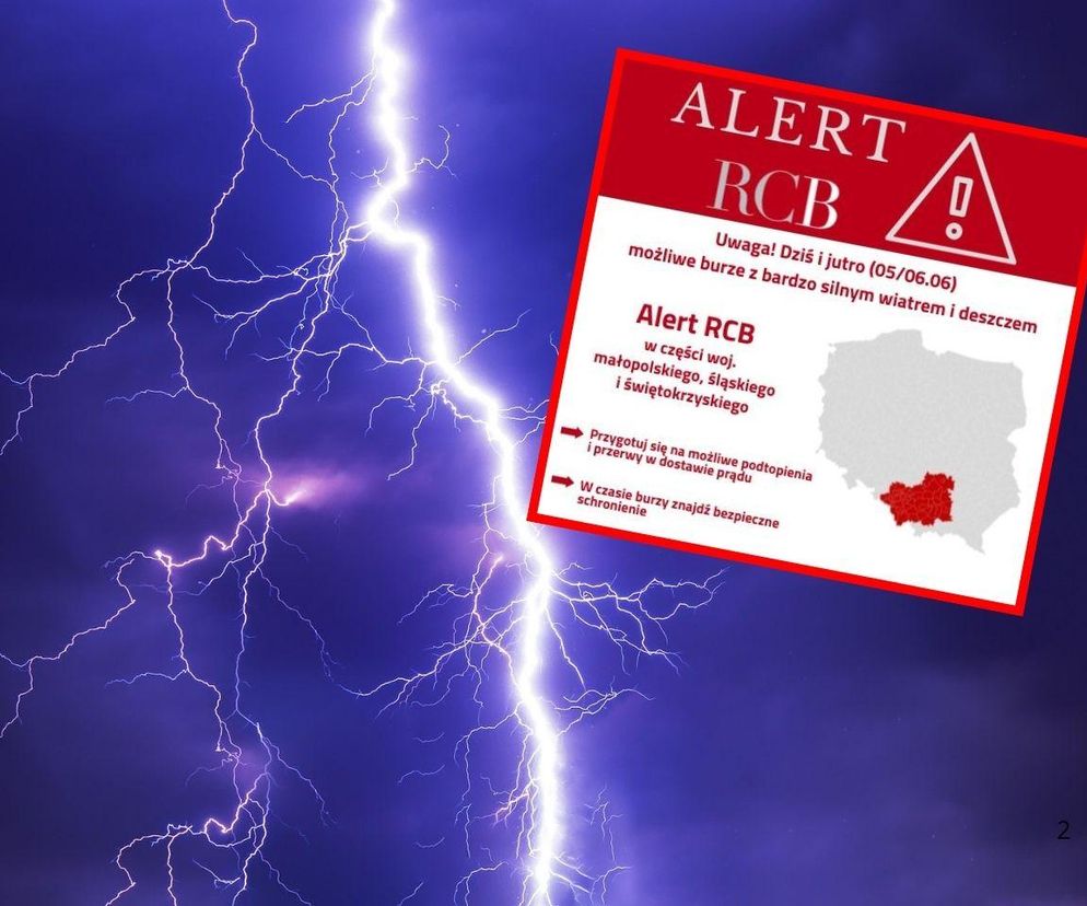 Przez województwo przejdą intensywne burze. Mieszkańcy otrzymali alerty RCB. Ostrzeżenia wydało też IMGW 
