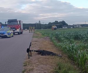 Sobiska: Wypadek nastolatków na hulajnodze, lądował śmigłowiec LPR