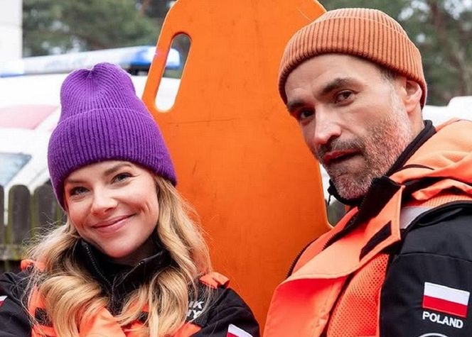 Na sygnale. Basia (Anna Wysocka-Jaworska), Benio (Hubert Jarczak)