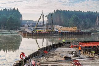 Nowy most na odcinku S19 Malewice-Chlebczyn (końcówka 2024 r.)