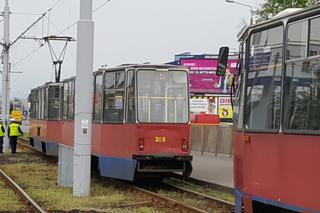 Zderzenie tramwajów na ul. Fordońskiej w Bydgoszczy [ZDJĘCIA]