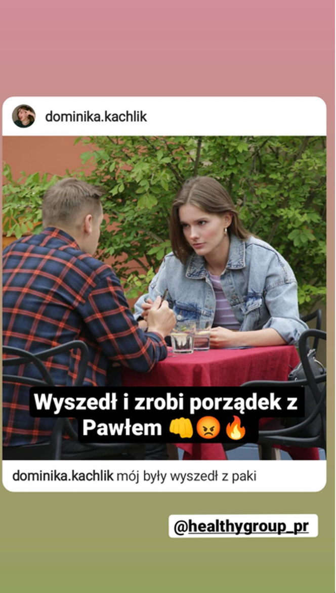M jak miłość. Paweł (Rafał Mroczek), Franka (Dominika Kachlik)