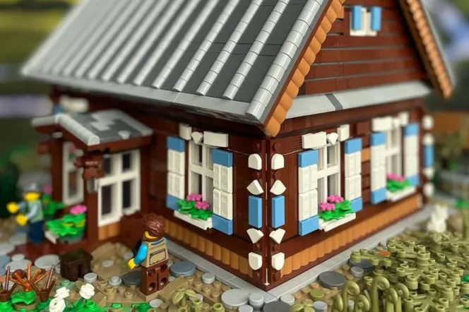 Polak zbudował podlaską chatę z LEGO. Jego projekt ma szansę trafić do sklepów