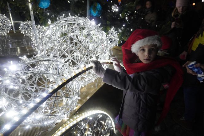 Świąteczne iluminacje 2024 w centrum Kielc