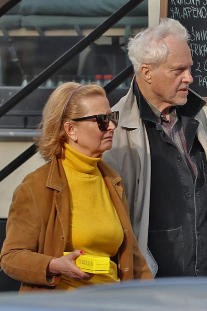 Barbara Bursztynowicz na spacerze