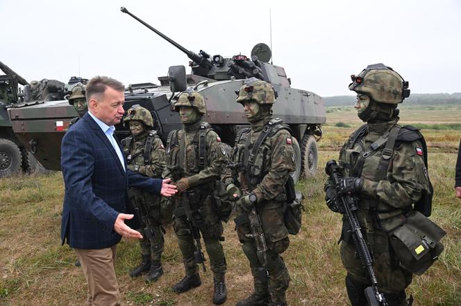 Minister Błaszczak w Centrum Szkolenia Bojowego Drawsko