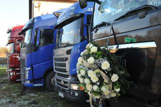 pogrzeb polskiego kierowcy.