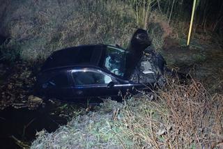 Rybnik: Jechała tak szybko, że wykąpała samochód w zalewie! [ZDJĘCIA]