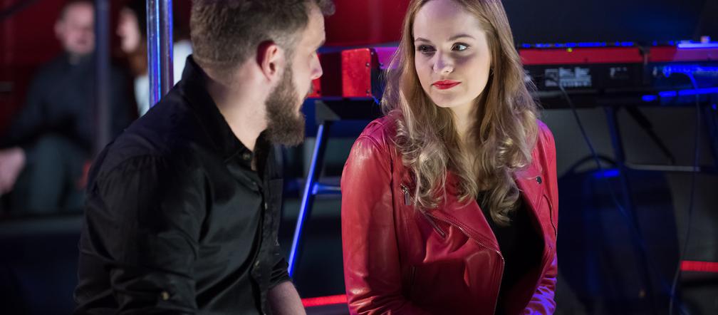 Na Wspólnej odc. 2718. Sandra (Michalina Robakiewicz), Miłosz (Maciej Piasny)