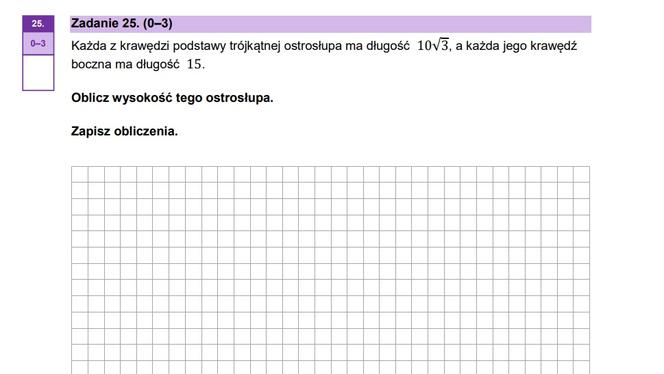 Matura próbna matematyka 2023 - CKE (wrzesień 2022)
