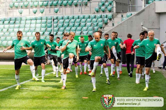 Śląsk Wrocław zmierzy się dziś z IFK Goeteborg. Tak trenowali nasi! [ZDJĘCIA, WIDEO]